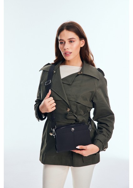 Sıyah U.s. Polo Assn. Kadın Postacı Çantası US24713