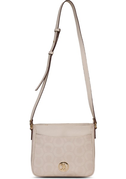 Ekru U.s. Polo Assn. Kadın Postacı Çantası US25146