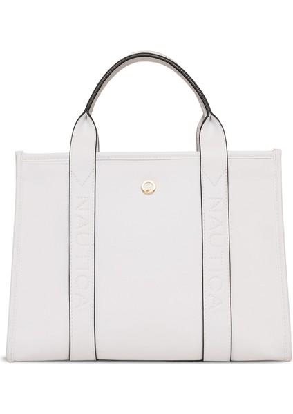 Beyaz Nautıca Kadın Omuz Çantası CN7176T