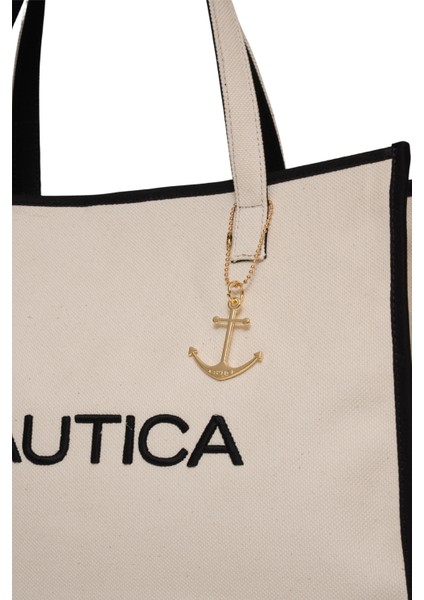 Bej-Sıyah Nautıca Kadın Omuz Çantası CN7251T fırsatları