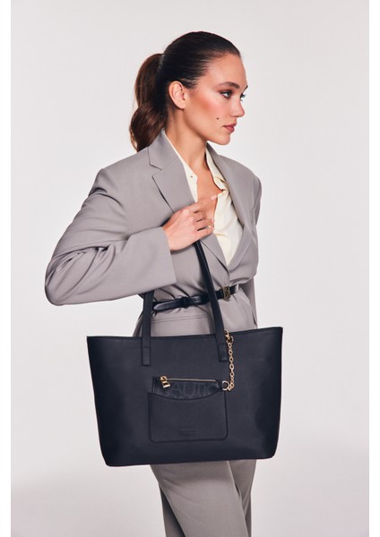 Sıyah Nautıca Kadın Omuz Çantası CN7165T fiyatları