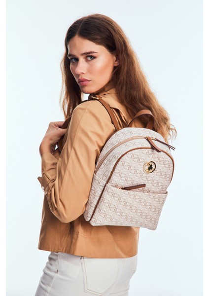 Bej-Taba U.s. Polo Assn. Kadın Sırt Çantası US8642 fiyatları
