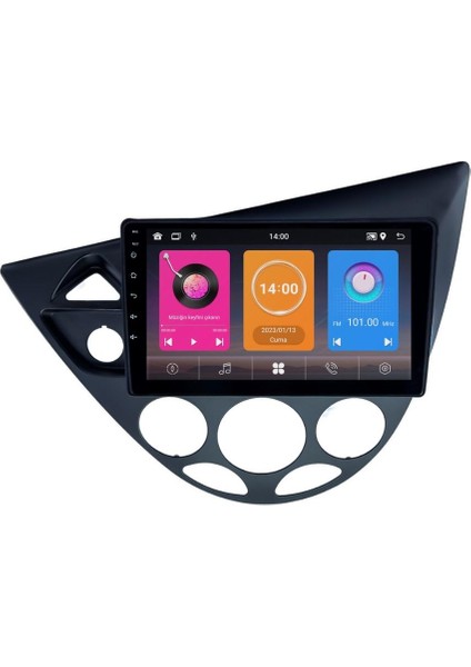 Ford Focus 1 Android Multimedya Sistemi (1999-2004) For-X 6/128