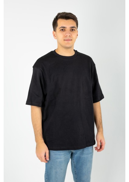 Kesik Etiket Za** Bisiklet Yaka T-Shırt Acı Kahve