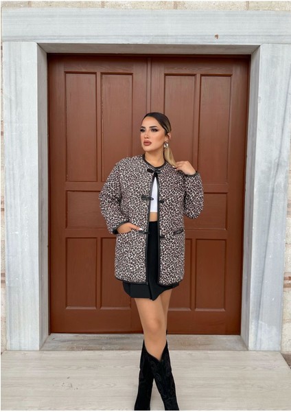 Içi Deri Teddy Kumaş Biyeli Çoban Düğmeli Ceket Mont fiyatları