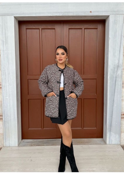 Içi Deri Teddy Kumaş Biyeli Çoban Düğmeli Ceket Mont modelleri