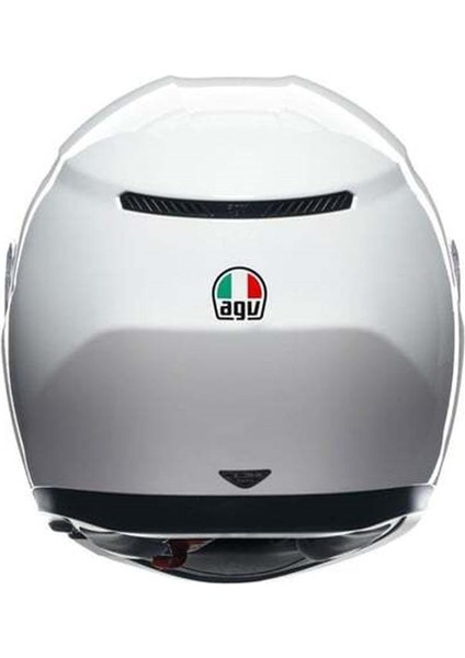 Kask Agv K3 Mono Seta Kapalı White