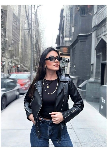 Kadın Deri Ceket Dikişsiz fırsatları