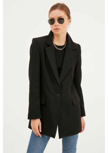 Kadın Siyah Blazer Ceket