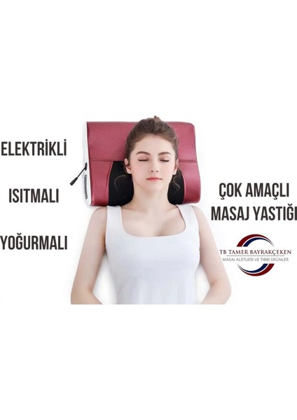 Boyun Bel Sırt Ovmalı Isıtmalı Yoğurmalı Çok Amaçlı Taşınabilir Masaj Yastığı Masaj Aleti fiyatları