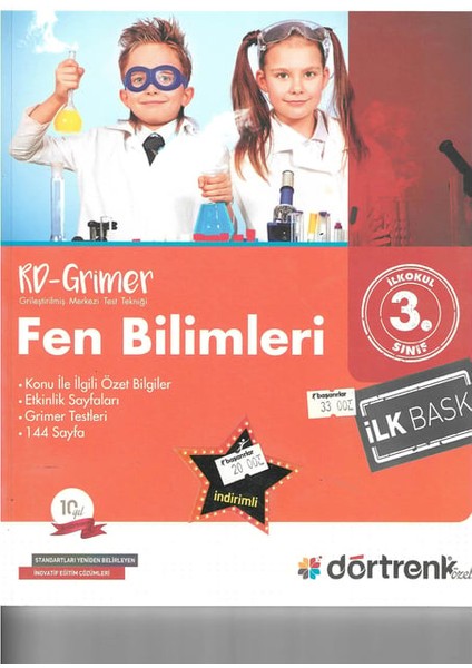 3. Sınıf Dört Renk Yayınları Rd-Grimer Set (7 Kitap)