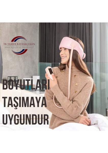 Başağrısı Yokedici Şarjlı Isıtmalı Kumandalı Kafa Masaj Aleti modelleri