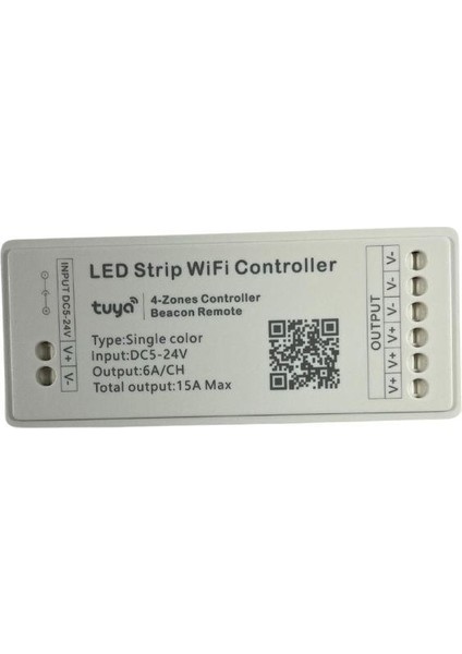 Tuya Destekli Wifi Kontrollü Dimmer Şerit Led Kontrol Devresi 5-24V