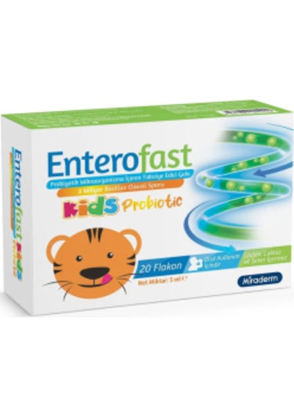 Std Enterofast Kids Probiotic 20 Flakon