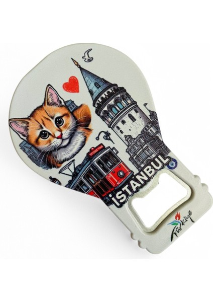 Galata Gift Şişe Açacağı Açacak Magnet Balon Şeklinde Dekoratif Soda Gazoz Açacağı Istanbul Temalı fırsatları