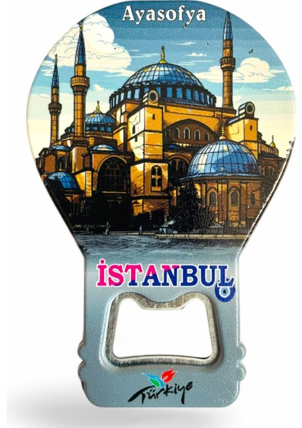 Galata Gift Şişe Açacağı Açacak Magnet Balon Şeklinde Dekoratif Soda Gazoz Açacağı Istanbul Temalı