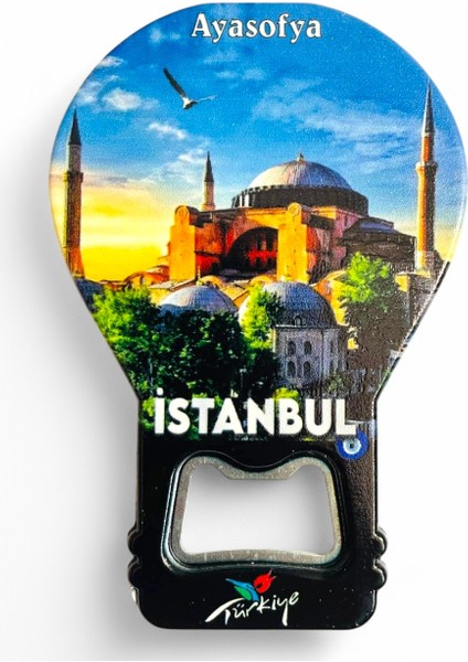 Galata Gift Şişe Açacağı Açacak Magnet Balon Şeklinde Dekoratif Soda Gazoz Açacağı Istanbul Temalı