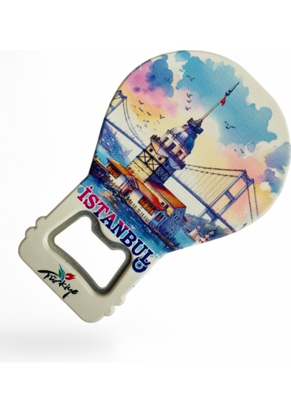 Galata Gift Şişe Açacağı Açacak Magnet Balon Şeklinde Dekoratif Soda Gazoz Açacağı Istanbul Temalı modelleri