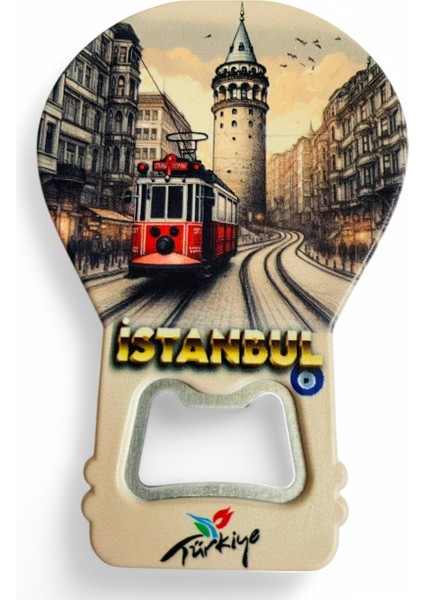 Galata Gift Şişe Açacağı Açacak Magnet Balon Şeklinde Dekoratif Soda Gazoz Açacağı Istanbul Temalı fiyatları