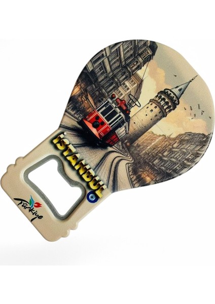 Galata Gift Şişe Açacağı Açacak Magnet Balon Şeklinde Dekoratif Soda Gazoz Açacağı Istanbul Temalı modelleri