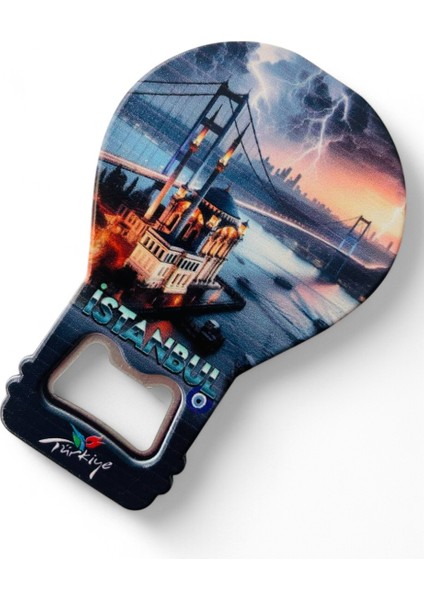 Galata Gift Şişe Açacağı Açacak Magnet Balon Şeklinde Dekoratif Soda Gazoz Açacağı Istanbul Temalı modelleri