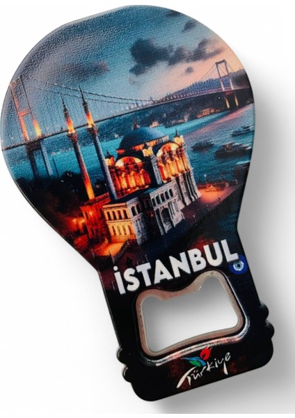 Galata Gift Şişe Açacağı Açacak Magnet Balon Şeklinde Dekoratif Soda Gazoz Açacağı Istanbul Temalı fırsatları