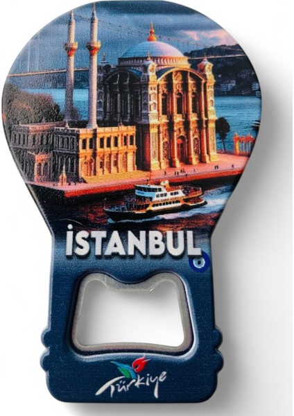 Galata Gift Şişe Açacağı Açacak Magnet Balon Şeklinde Dekoratif Soda Gazoz Açacağı Istanbul Temalı