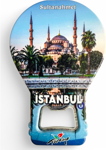 Galata Gift Şişe Açacağı Açacak Magnet Balon Şeklinde Dekoratif Soda Gazoz Açacağı Istanbul Temalı