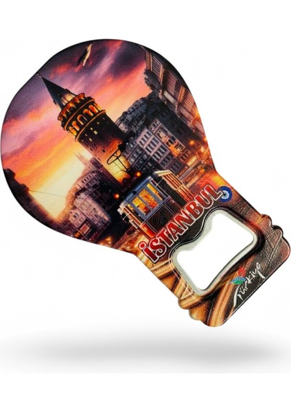 Galata Gift Şişe Açacağı Açacak Magnet Balon Şeklinde Dekoratif Soda Gazoz Açacağı Istanbul Temalı fırsatları