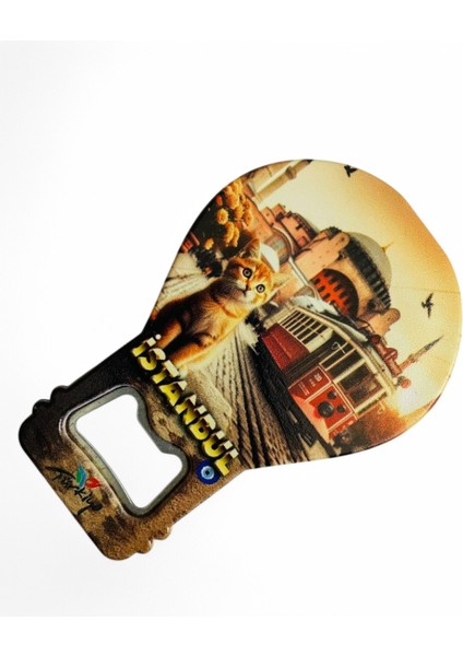 Galata Gift Şişe Açacağı Açacak Magnet Balon Şeklinde Dekoratif Soda Gazoz Açacağı Istanbul Temalı modelleri