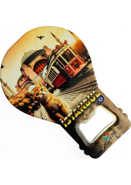 Galata Gift Şişe Açacağı Açacak Magnet Balon Şeklinde Dekoratif Soda Gazoz Açacağı Istanbul Temalı fırsatları