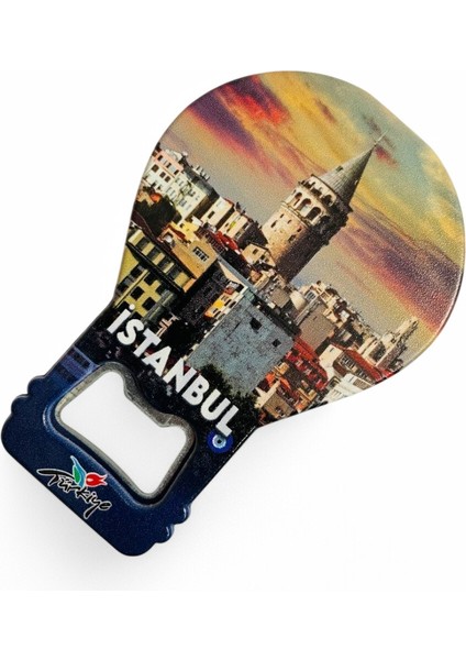Galata Gift Şişe Açacağı Açacak Magnet Balon Şeklinde Dekoratif Soda Gazoz Açacağı Istanbul Temalı modelleri