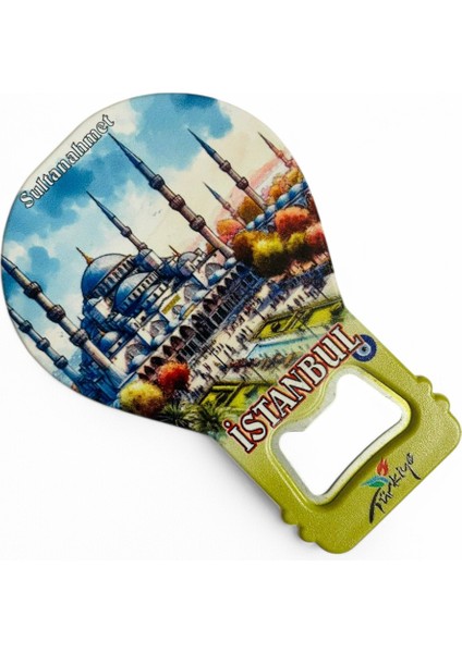 Galata Gift Şişe Açacağı Açacak Magnet Balon Şeklinde Dekoratif Soda Gazoz Açacağı Istanbul Temalı fırsatları