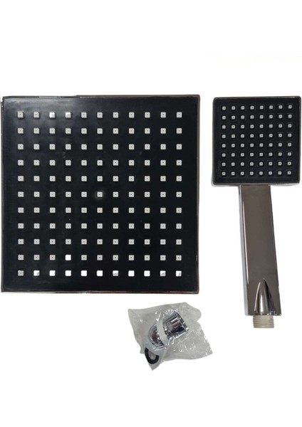 Siyah Robot Duş Başlık Set