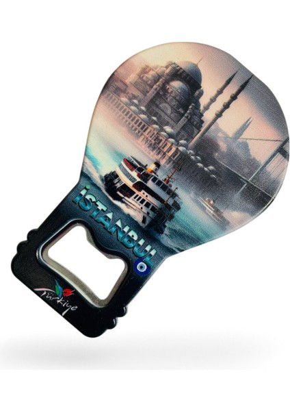 Galata Gift Şişe Açacağı Açacak Magnet Balon Şeklinde Dekoratif Soda Gazoz Açacağı Istanbul Temalı modelleri