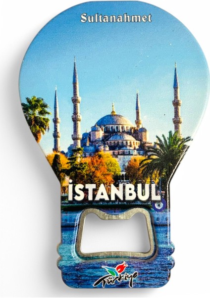 Galata Gift Şişe Açacağı Açacak Magnet Balon Şeklinde Dekoratif Soda Gazoz Açacağı Istanbul Temalı