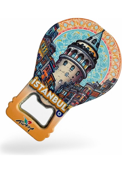 Galata Gift Şişe Açacağı Açacak Magnet Balon Şeklinde Dekoratif Soda Gazoz Açacağı Istanbul Temalı modelleri