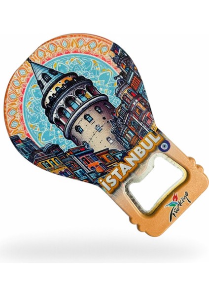 Galata Gift Şişe Açacağı Açacak Magnet Balon Şeklinde Dekoratif Soda Gazoz Açacağı Istanbul Temalı fırsatları