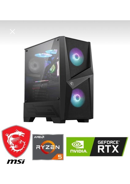 RTX4060 - Gamng Ddr5 - Ryzen 5 7500F - 16RAM Ddr5 - 1tb M2 SSD -Windows 11 Pro Masaüstü Bilgisayar