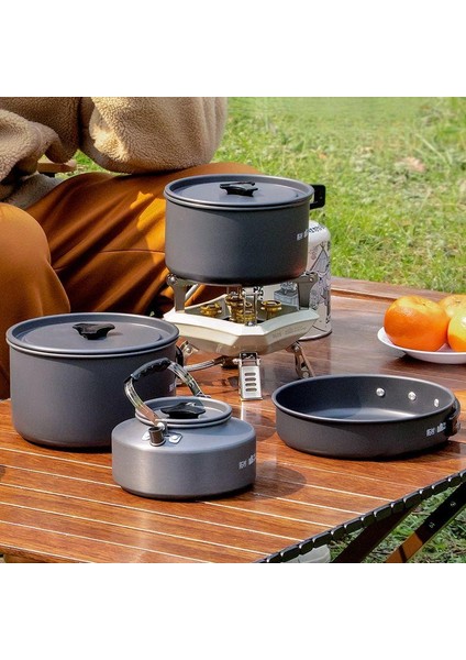 4 Parçalı Set, Taşınabilir, 4-7 Kişi, Dış Mekan, Pişirme Seti, Kamp, Piknik, Pişirme Gereçleri (Yurt Dışından) fiyatları