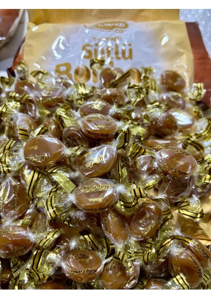 Tatarası Sütlü Tereyağlı Bonbon Şeker 3kg Gimdes Helal Sertifikalı Bayram Şekeri