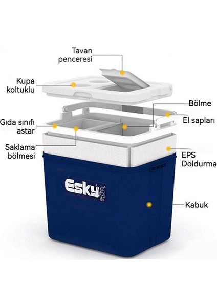 10L Taşınabilir Açık Kapasiteli Soğuk Izleme Su Geçirmez Yalıtım Kutusu Kamp Buzdolabı Soğutucu (Yurt Dışından)