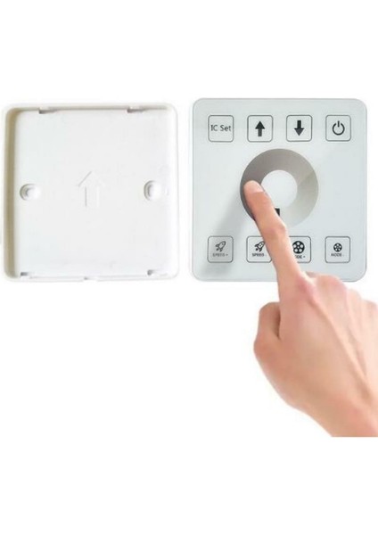 Duvar Tipi Tek Renk Pixel Şerit Kontrol 12-24 Volt