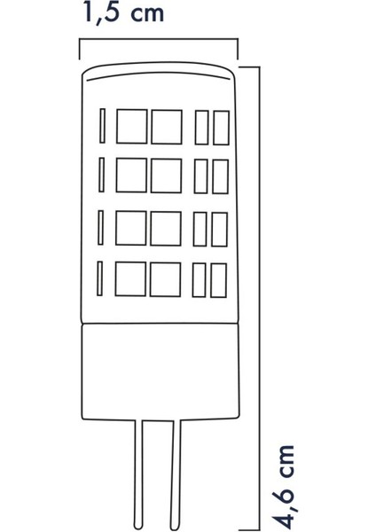 Smd LED Ampul 5 Watt G4 Gün Işığı ERD-267
