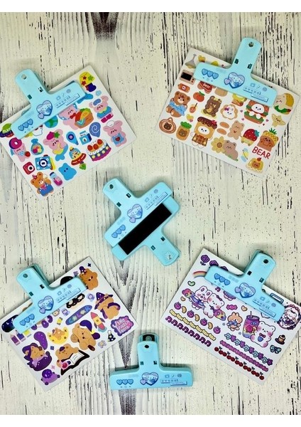 Sanrio Karakteri Cinnamoroll Pembe Renk Çok Fonksiyonlu Mıknatıslı Klips/fotoğraf Mandalı/kıskaç Ataş/kitap Ayracı indirimleri