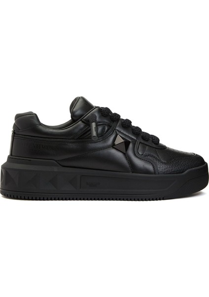 One Stud Black Sneaker