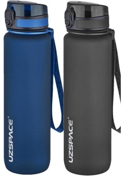 2li Set 1000ML 1litre Tritan Su Matarası