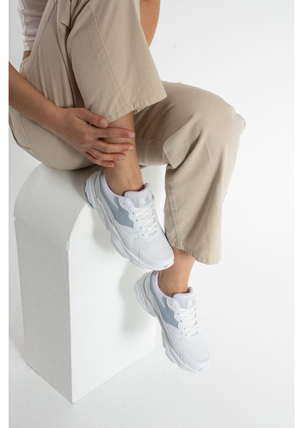 Marten Kadın Beyaz Mavi Pudra Günlük Spor Ayakkabı fiyatları