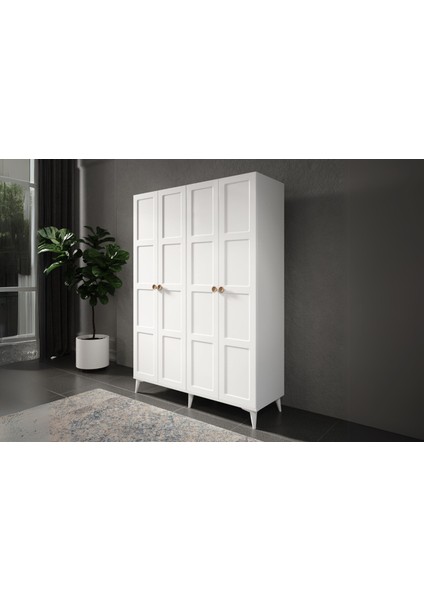 Evia 4 Kapılı Gardırop