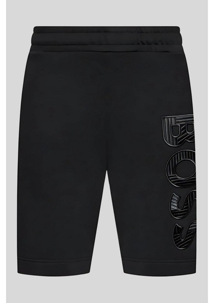 Regular Fit Erkek Spor Şort Siyah